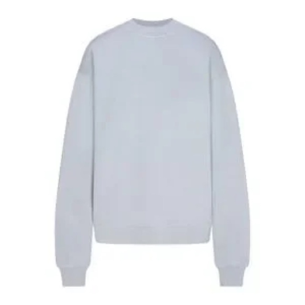SKIMS Boyfriend Fleece Crewneck – Zen Blue – Size Medium – NWT - Picture 4 of 6